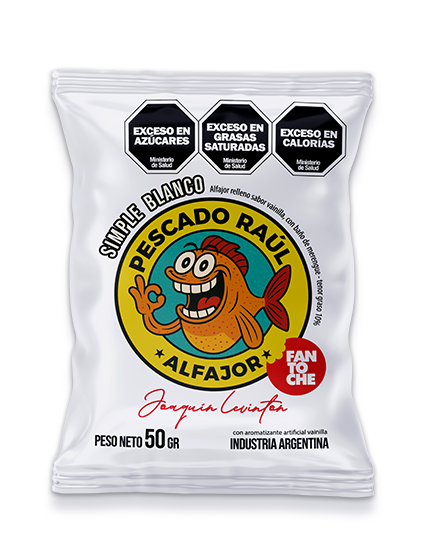 Alfajor Pescado Raul Blanco